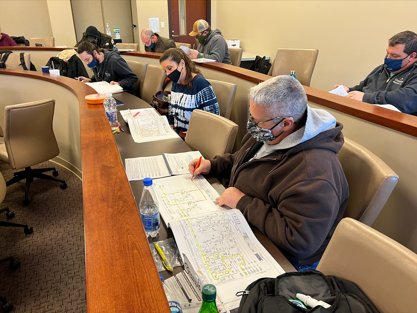 Domtar employees train to return to work at Kingsport.