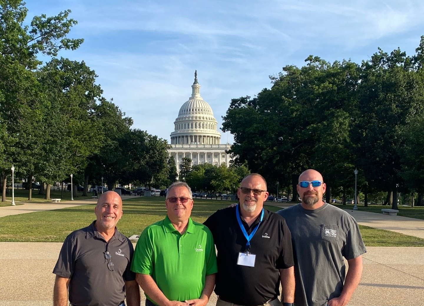 Employee advocacy in action by Domtar employees in Washington, D.C.