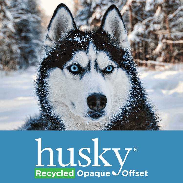 Husky® offset opaque recyclé