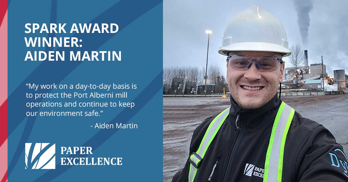 Spark Award Winner Aiden Martin