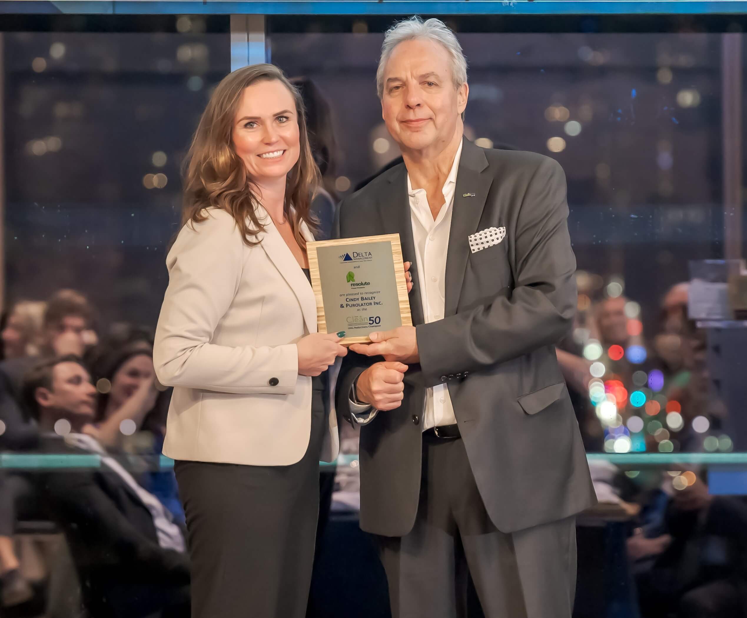 Purolator Wins Resolute Sponsored Clean50 GHG Reduction Award