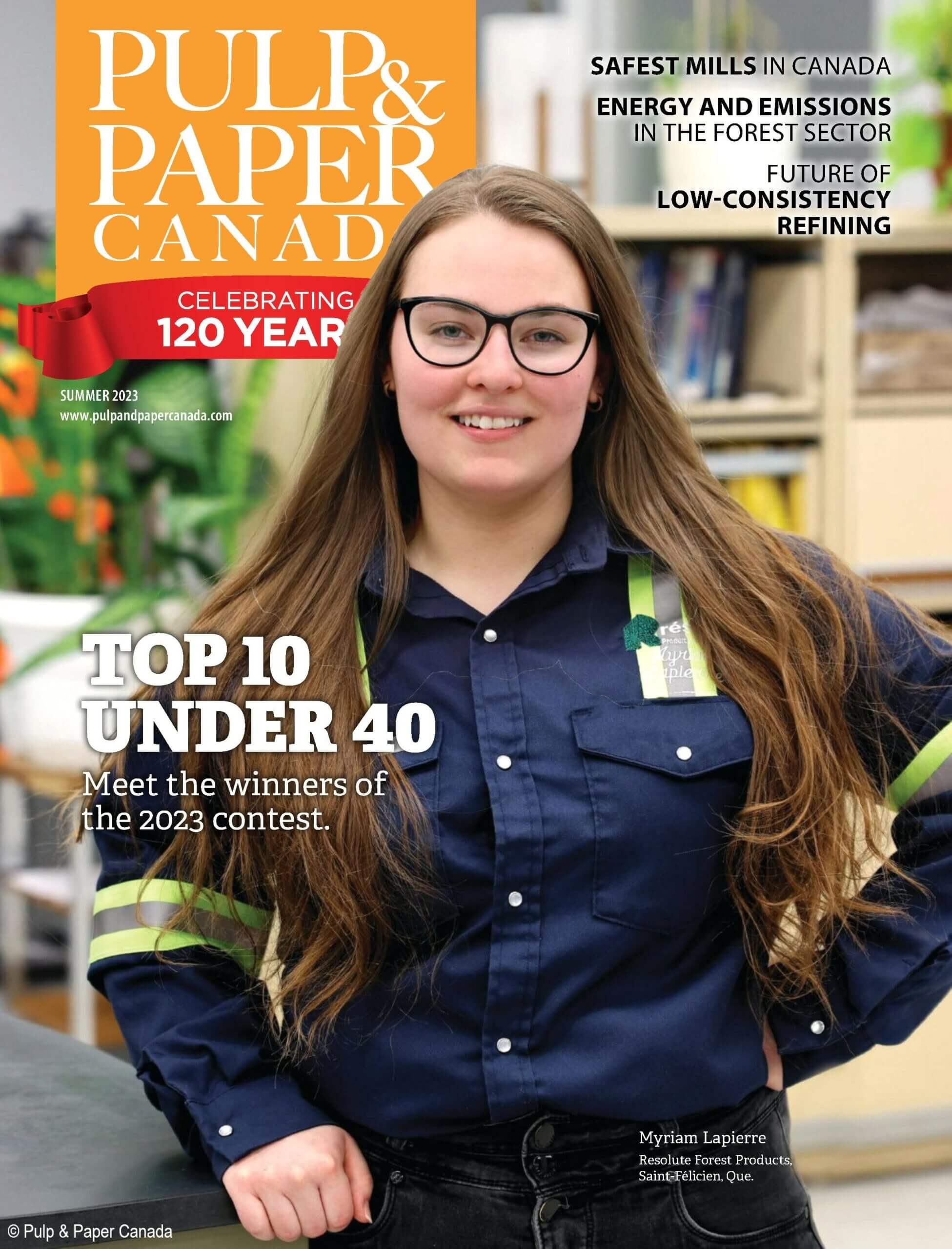 Resolute’s Myriam Lapierre Chosen as One of the Industry’s Top 10 Under 40