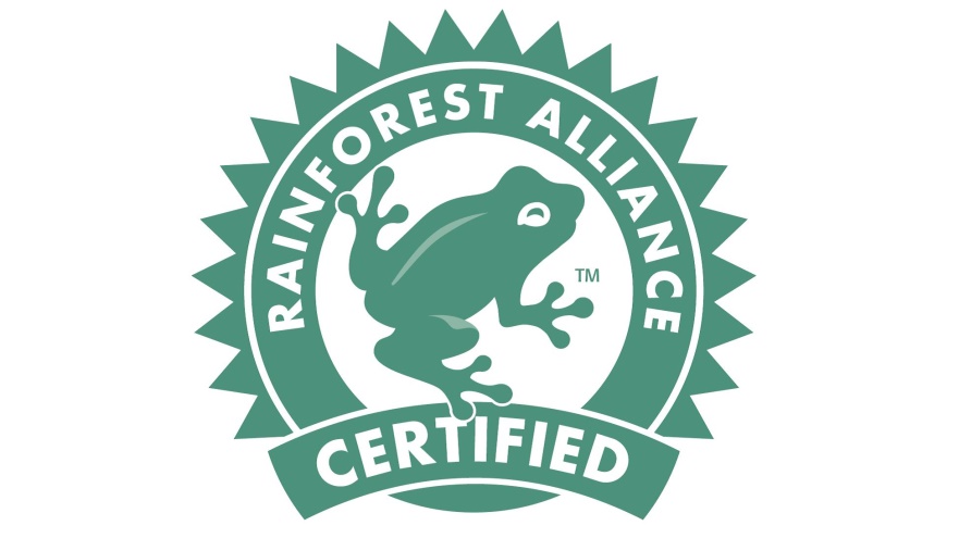 Sceau de certification Rainforest Alliance  