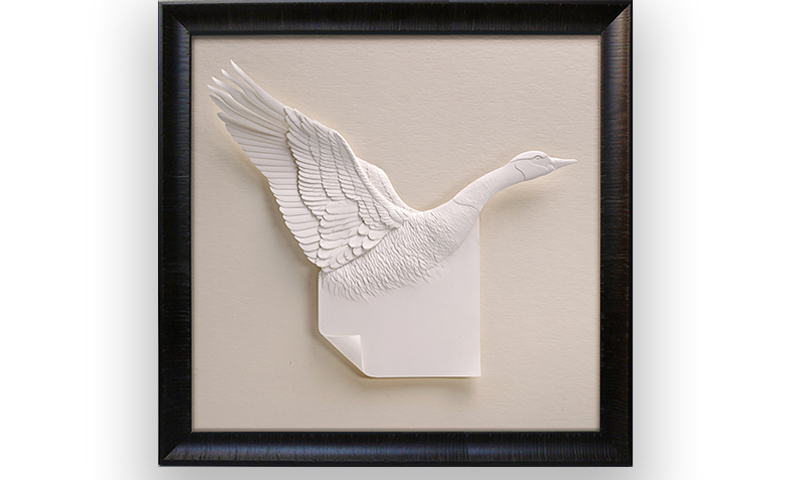 Domtar commission by paper artist Calvin Nicholls