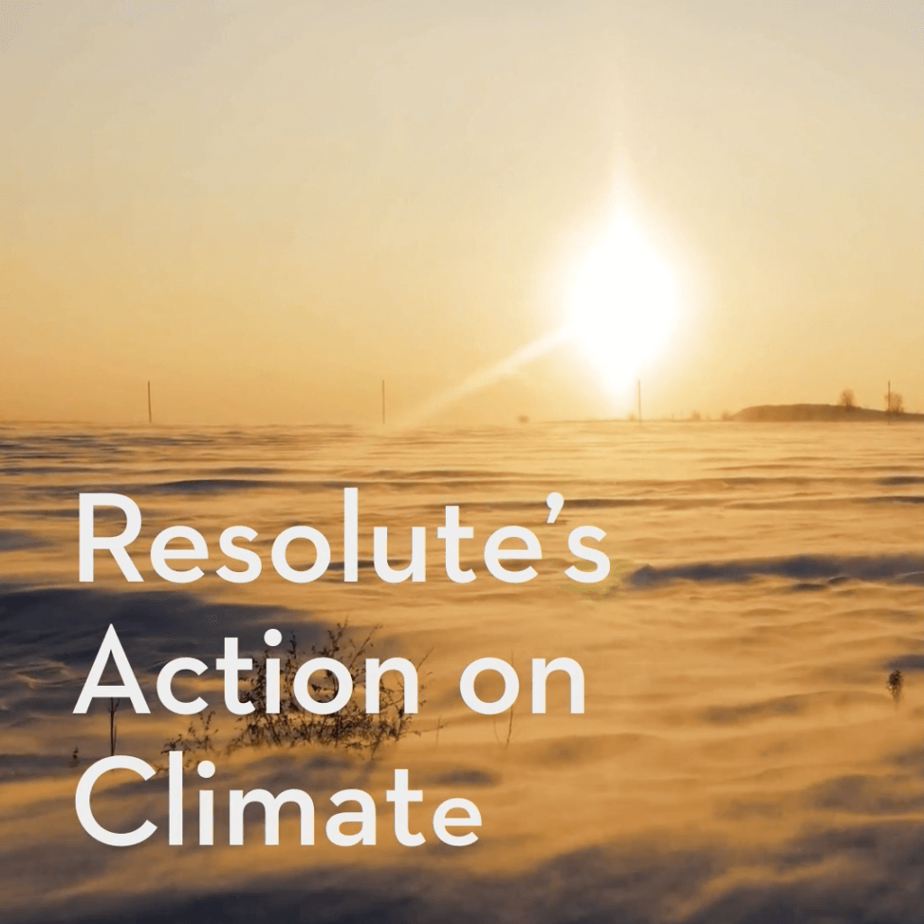 In Brief: Reducing Greenhouse Gas Emissions at Resolute