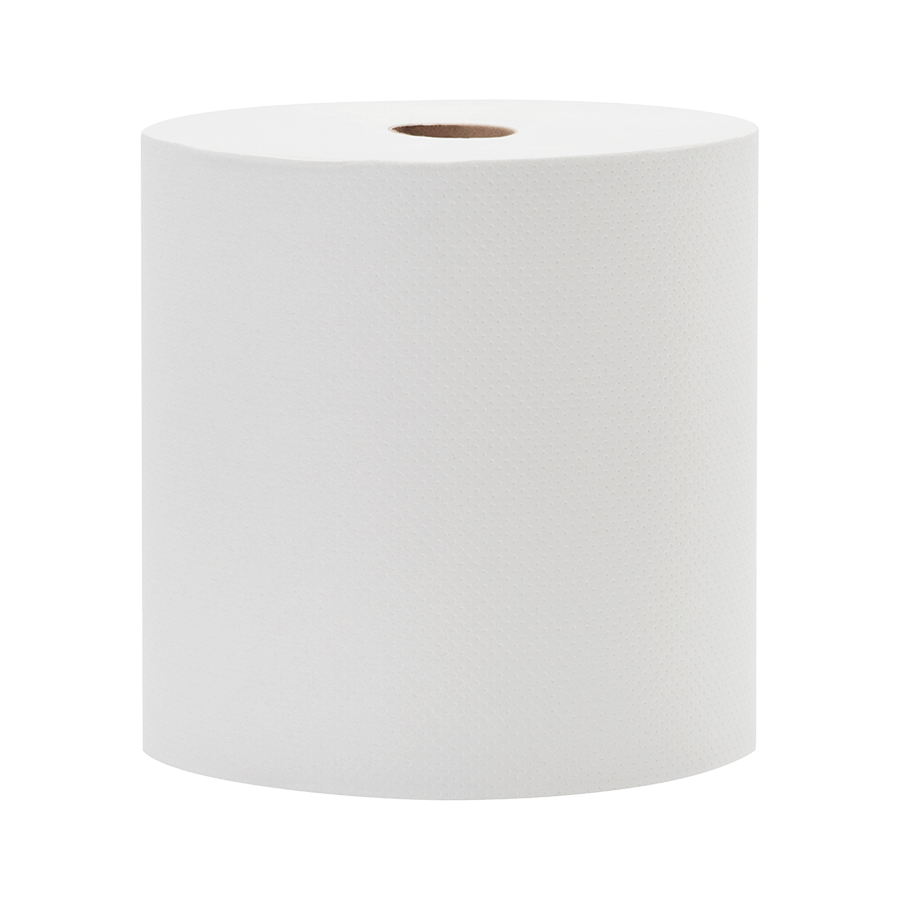 Green Heritage Pro Hardwound Roll Towel, White, 1-ply 7.75’ x 800’ (8007)