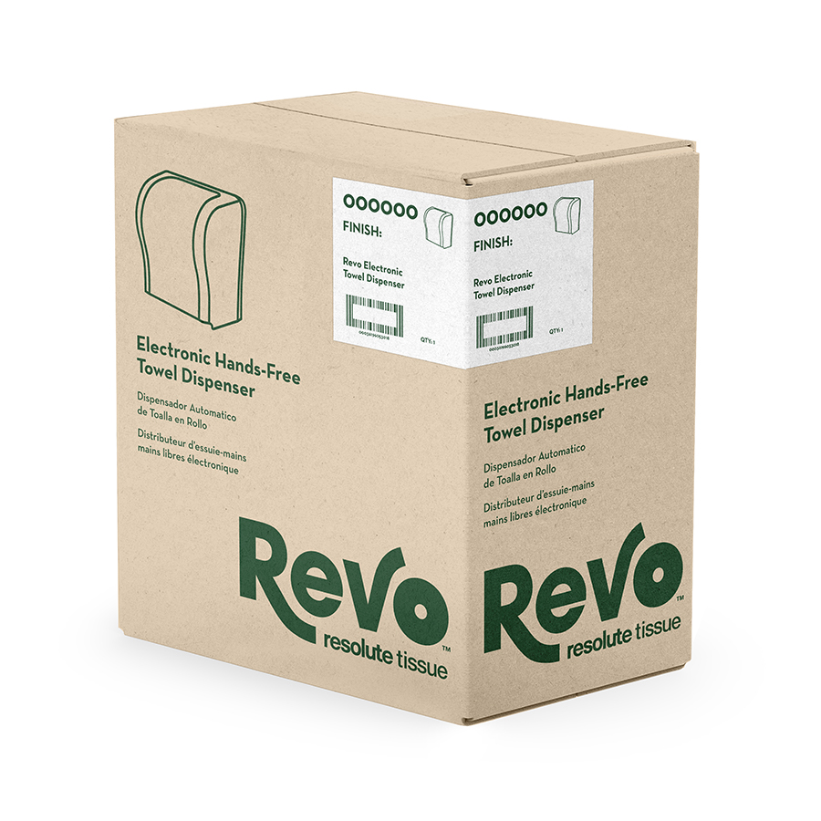 Revo® Electronic Hands-Free Towel Dispenser, Stainless Finish_4