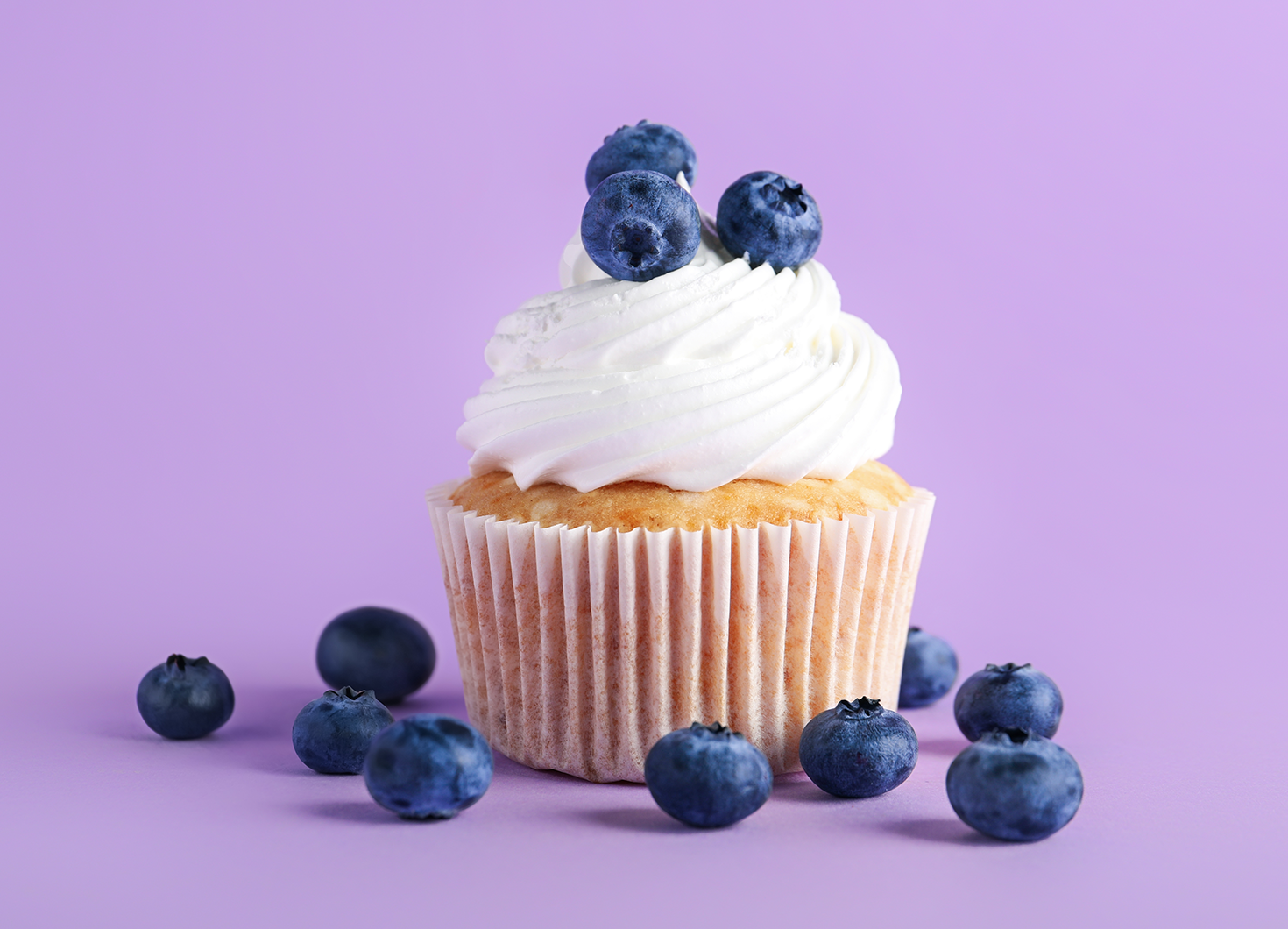 blueberry cupcake