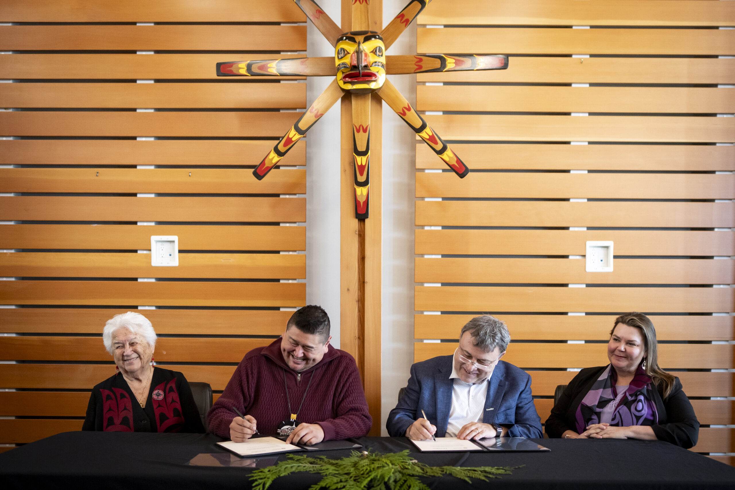 signing of tiskwat land agreement
