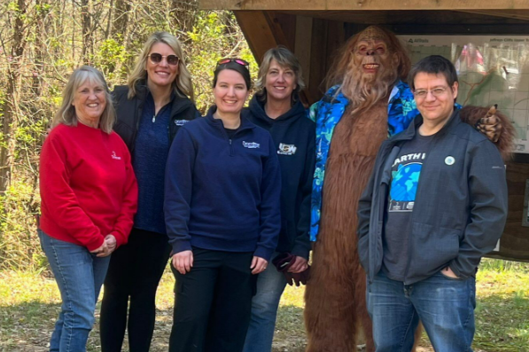 Earth Week 2025: Hawesville Millk held an Earth Day Fun Hike and Bigfoot Hunt.
