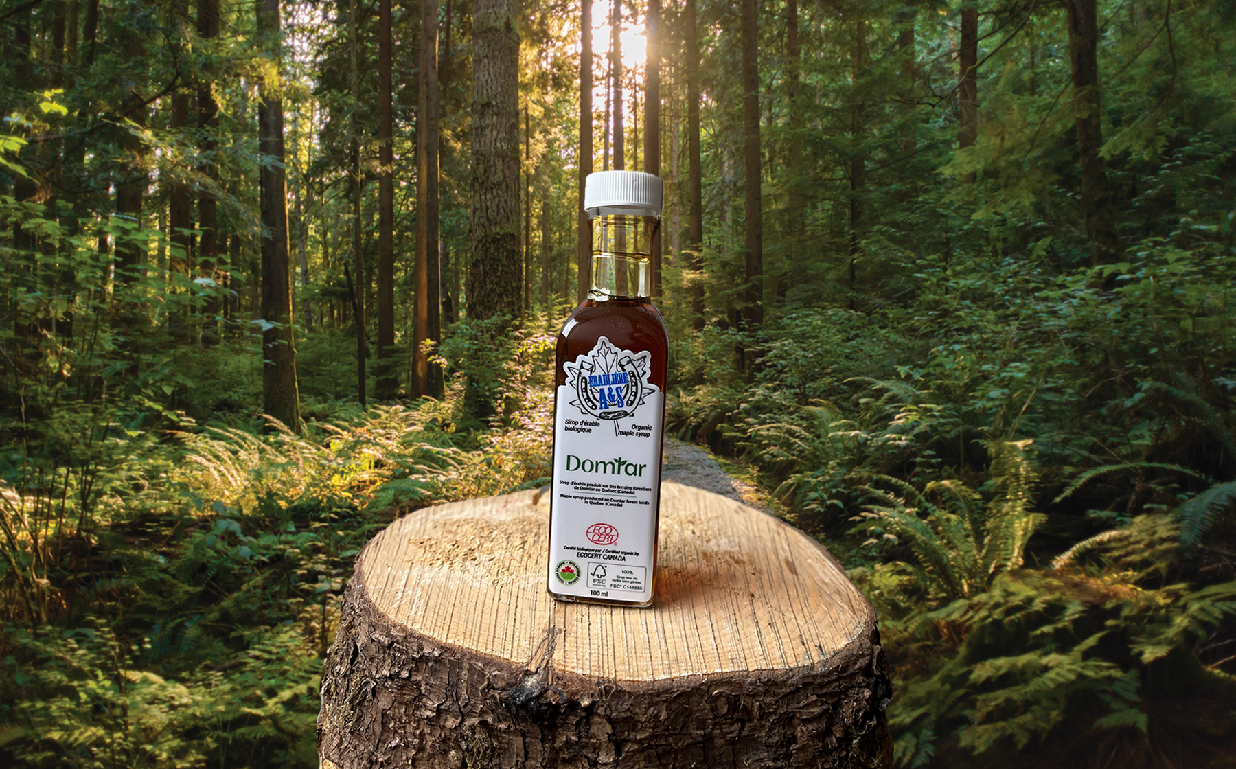 A partnership of Domtar and maple syrup producers