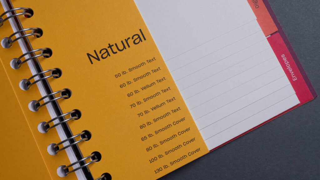 a close-up image of a corner of the 2026 cougar swatchbook