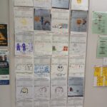 Notes written from students with drawings.