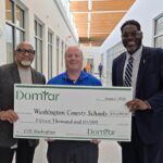 Check presentation for $15,000 to Washington County Schools.