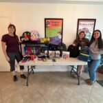 Image of packaged schools supplied and backpacks.